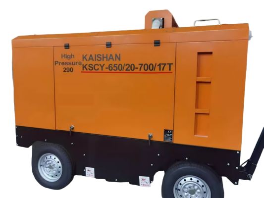 Κινητός Κοχλιοφόρος Αεροσυμπιεστής 0.5-2.5Mpa Diesel/Ηλεκτρικός Βιομηχανικός