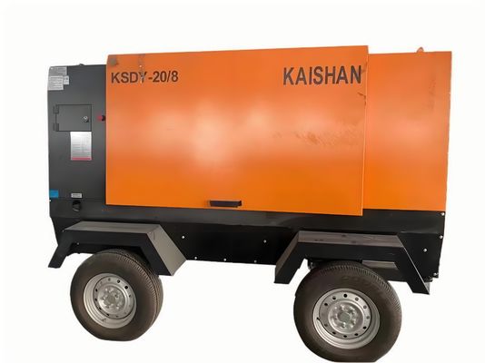 Κινητός αεροσυμπιεστής χαμηλού θορύβου για βαριά βιομηχανική χρήση