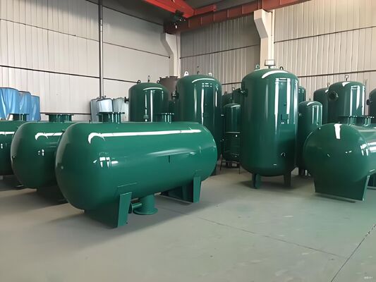 Οι κατακόρυφες και οριζόντιες δεξαμενές αποθήκευσης βιομηχανικού αερίου συμμορφώνονται με αυστηρά πρότυπα ασφάλειας